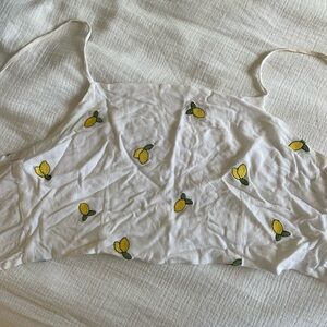 Lemon crop top
